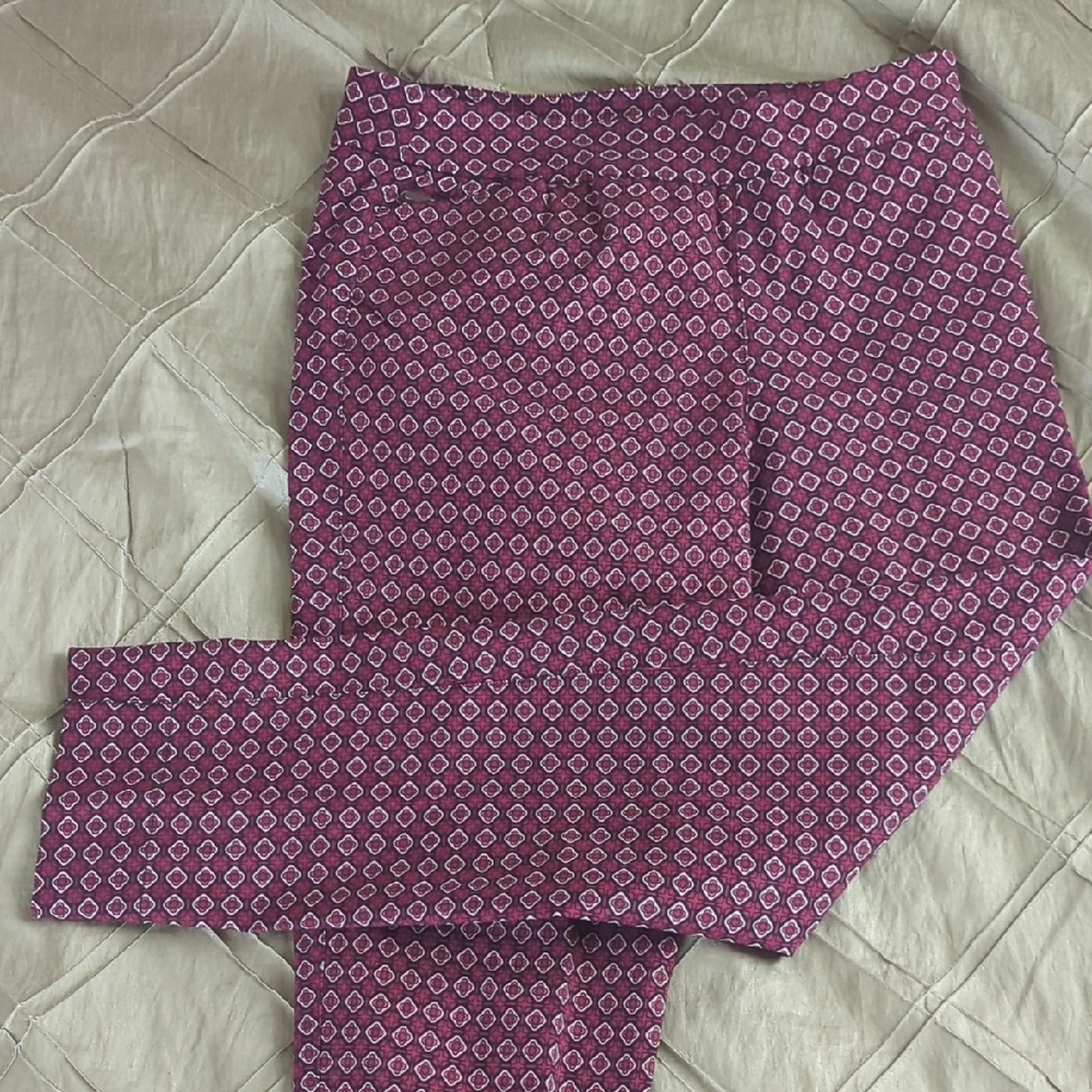 Appleseed's Purple Geometric Print Pants